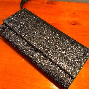Le Chateau Glitter Clutch Purse